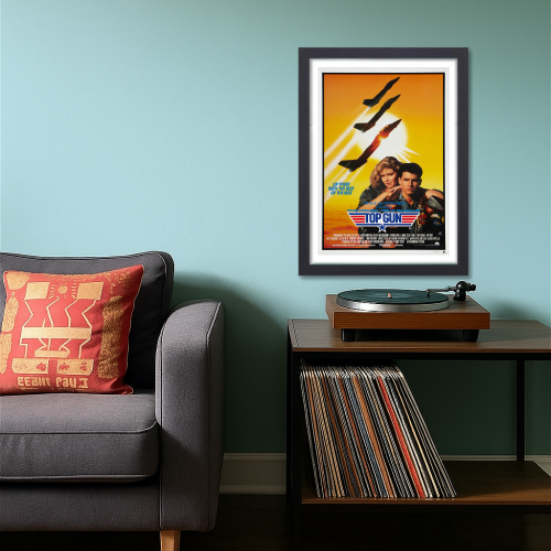 Top Gun Marveric Movie Poster Frame Action Thriller Film Framed Posters Hollywood Movies Artwork Canvas Painting Photo Frames  For Wall Decor Living Room Bedroom  Study Room Restraunt Cafe Office & Home Decoration Art work