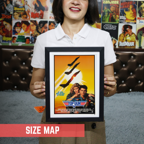 Top Gun Marveric Movie Poster Frame Action Thriller Film Framed Posters Hollywood Movies Artwork Canvas Painting Photo Frames  For Wall Decor Living Room Bedroom  Study Room Restraunt Cafe Office & Home Decoration Art work