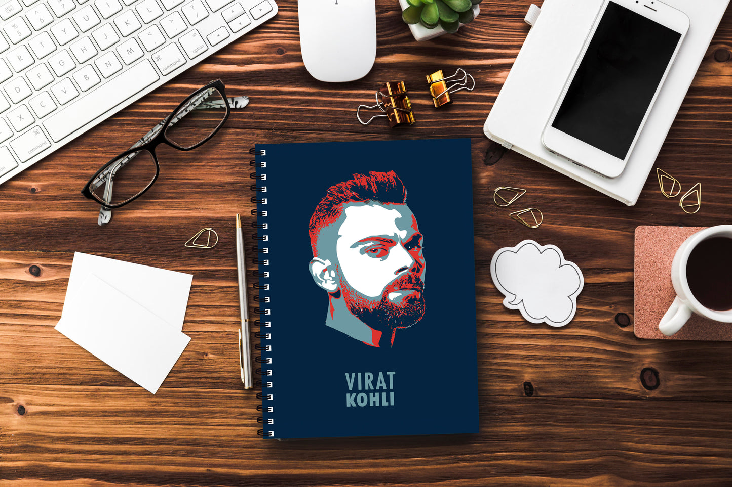 Virat Kohli Printed Notebook