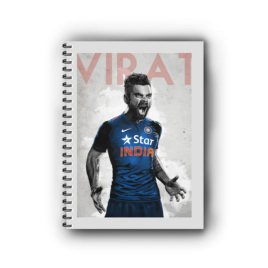 Virat Kohli Printed Notebook