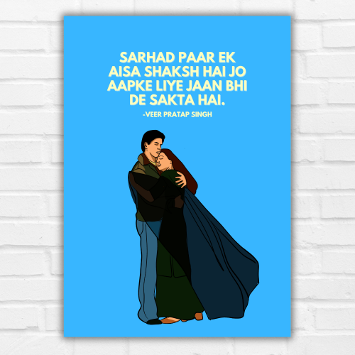 Veer Zaara Movie Poster Frame Actor Shahrukh Khan Framed Posters Bollywood Movies Dialouges Artwork Canvas Painting Photo Frames For wall decor Restraunt Cafe Bedroom Living Room Decoration Home Office, veer zaara movie poster, veer zaara movie poster hd, veer zaara movie wall poster, veer zaara movie wall poster hd, veer zaara movie wall frames, veer zaara movie wall frame design, veer zaara movie wall frame images, veer zaara movie wall frame poster, veer zaara movie wall frame photo, veer zaara poster