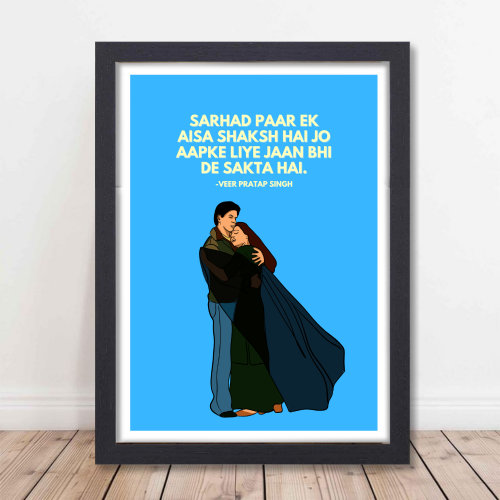 Veer Zaara Movie Poster Frame Actor Shahrukh Khan Framed Posters Bollywood Movies Dialouges Artwork Canvas Painting Photo Frames For wall decor Restraunt Cafe Bedroom Living Room Decoration Home Office, veer zaara movie poster, veer zaara movie poster hd, veer zaara movie wall poster, veer zaara movie wall poster hd, veer zaara movie wall frames, veer zaara movie wall frame design, veer zaara movie wall frame images, veer zaara movie wall frame poster, veer zaara movie wall frame photo, veer zaara poster