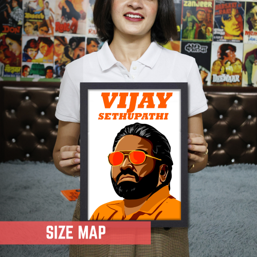 Vijay Sethupathi Poster Frame Artwork South Actor Framed Posters Indian Tollywood Tamil Movie Actors Canvas Painting Photo Frames for Wall Decor Bedroom Dining Hall Kitchen Restraunt cafe & Office walls decoration, vijay sethupathi poster, vijay sethupathi movie poster, tamil actors poster, south actor poster, south hero poster, tamil actor poster, tamil movie posters, tamil movie poster prompt, tamil movie poster design, tamil movie posters for wall, tamil movie poster 4k, tamil movie posters hd