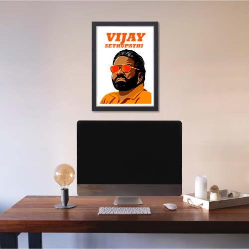 Vijay Sethupathi Poster Frame Artwork South Actor Framed Posters Indian Tollywood Tamil Movie Actors Canvas Painting Photo Frames for Wall Decor Bedroom Dining Hall Kitchen Restraunt cafe & Office walls decoration, vijay sethupathi poster, vijay sethupathi movie poster, tamil actors poster, south actor poster, south hero poster, tamil actor poster, tamil movie posters, tamil movie poster prompt, tamil movie poster design, tamil movie posters for wall, tamil movie poster 4k, tamil movie posters hd