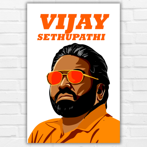 Vijay Sethupathi Poster Frame Artwork South Actor Framed Posters Indian Tollywood Tamil Movie Actors Canvas Painting Photo Frames for Wall Decor Bedroom Dining Hall Kitchen Restraunt cafe & Office walls decoration, vijay sethupathi poster, vijay sethupathi movie poster, tamil actors poster, south actor poster, south hero poster, tamil actor poster, tamil movie posters, tamil movie poster prompt, tamil movie poster design, tamil movie posters for wall, tamil movie poster 4k, tamil movie posters hd