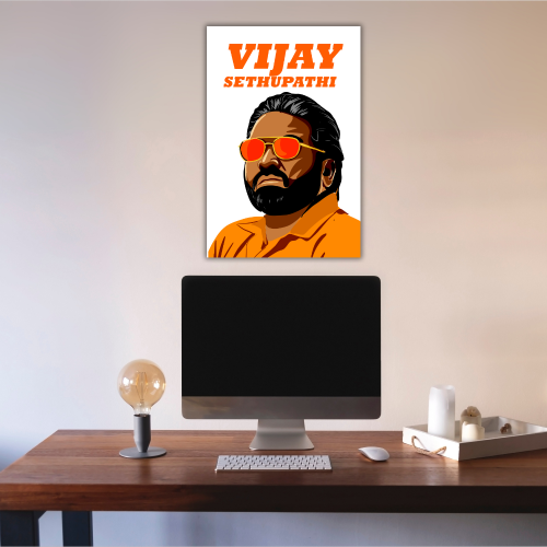 Vijay Sethupathi Poster Frame Artwork South Actor Framed Posters Indian Tollywood Tamil Movie Actors Canvas Painting Photo Frames for Wall Decor Bedroom Dining Hall Kitchen Restraunt cafe & Office walls decoration, vijay sethupathi poster, vijay sethupathi movie poster, tamil actors poster, south actor poster, south hero poster, tamil actor poster, tamil movie posters, tamil movie poster prompt, tamil movie poster design, tamil movie posters for wall, tamil movie poster 4k, tamil movie posters hd