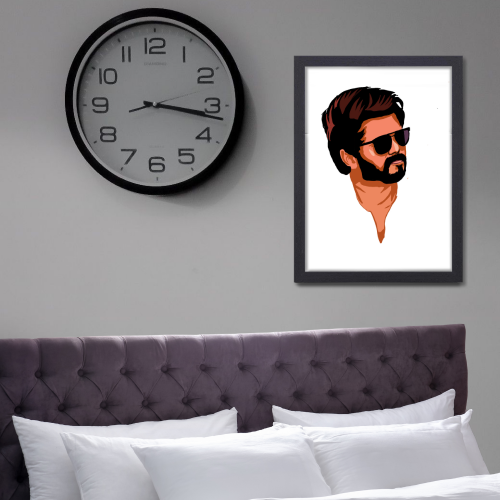 Vijay Thalapathy Poster Frame South Actor Artwork Framed Posters Bollywood Tollywood Canvas Painting Photo Frames for Wall Decor Bedroom Living Room Decoration Home Office walls Restraunt Cafe, Vijay Thalapathy poster, actor Vijay Thalapathy poster hd, actor Vijay Thalapathy posters, actor Vijay Thalapathy poster hd download, bollywood movies poster, bollywood movies poster hd, bollywood movies poster images, bollywood movies poster 2025, bollywood movies poster hd wallpaper, bollywood movies poster 2024