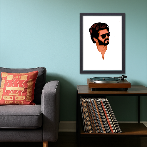 Vijay Thalapathy Poster Frame South Actor Artwork Framed Posters Bollywood Tollywood Canvas Painting Photo Frames for Wall Decor Bedroom Living Room Decoration Home Office walls Restraunt Cafe, Vijay Thalapathy poster, actor Vijay Thalapathy poster hd, actor Vijay Thalapathy posters, actor Vijay Thalapathy poster hd download, bollywood movies poster, bollywood movies poster hd, bollywood movies poster images, bollywood movies poster 2025, bollywood movies poster hd wallpaper, bollywood movies poster 2024