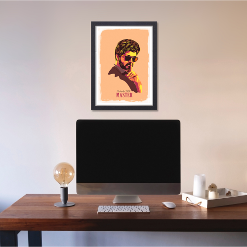 Vijay Thalapathy Poster Frame Artwork South Actor Framed Posters Indian Tollywood Tamil Movie Actors Canvas Painting Photo Frames for Wall Decor Bedroom Dining Hall Kitchen Restraunt cafe & Office walls decoration, Vijay Thalapathy poster, Vijay Thalapathy cm poster, Vijay poster, Vijay poster tvk, Vijay poster milk, Vijay poster hd, tamil actors poster, south actor poster, south hero poster, tamil actor poster, tamil movie posters, tamil movie poster prompt, tamil movie poster design, tamil movie posters 