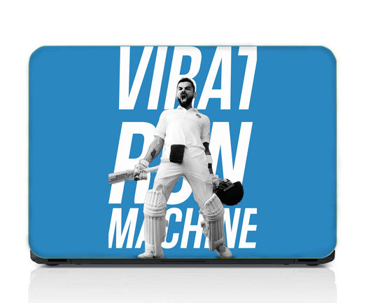 Virat Run Machine Laptop Skin Vinyl, No Bubble, Multicolor 11.6"- 15.6" inch Laptop