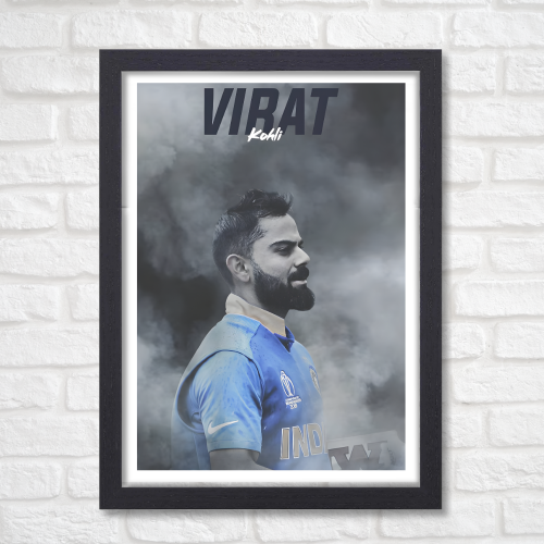 Cricketer Virat Kohli Poster Cricket Players Motivational Poster, Player King Kohli poster For wall decor, room decoration home bedroom living room Paintings Hostel Boys Ideal For Cricket Fans Kohli Poster, Virat Kohli Poster, Virat Kohli Poster, Virat Kohli posters for wall, Kohli Posters for wall, Virat Kohli Frame, Virat Kohli Poster Framed, Virat Kohli Motivational wall frames, Kohli Frame, Virat Kohli Photo frame for wall, virat kohli frame for wall, Virat Kohli Poster framed, Virat Kohli Poster