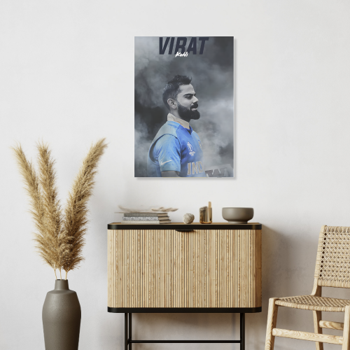 Cricketer Virat Kohli Poster Cricket Players Motivational Poster, Player King Kohli poster For wall decor, room decoration home bedroom living room Paintings Hostel Boys Ideal For Cricket Fans Kohli Poster, Virat Kohli Poster, Virat Kohli Poster, Virat Kohli posters for wall, Kohli Posters for wall, Virat Kohli Frame, Virat Kohli Poster Framed, Virat Kohli Motivational wall frames, Kohli Frame, Virat Kohli Photo frame for wall, virat kohli frame for wall, Virat Kohli Poster framed, Virat Kohli Poster