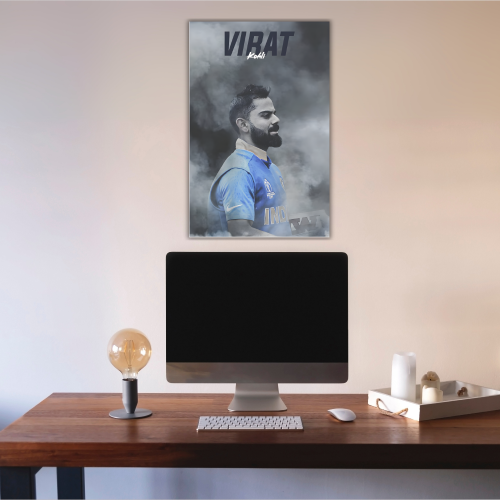 Cricketer Virat Kohli Poster Cricket Players Motivational Poster, Player King Kohli poster For wall decor, room decoration home bedroom living room Paintings Hostel Boys Ideal For Cricket Fans Kohli Poster, Virat Kohli Poster, Virat Kohli Poster, Virat Kohli posters for wall, Kohli Posters for wall, Virat Kohli Frame, Virat Kohli Poster Framed, Virat Kohli Motivational wall frames, Kohli Frame, Virat Kohli Photo frame for wall, virat kohli frame for wall, Virat Kohli Poster framed, Virat Kohli Poster