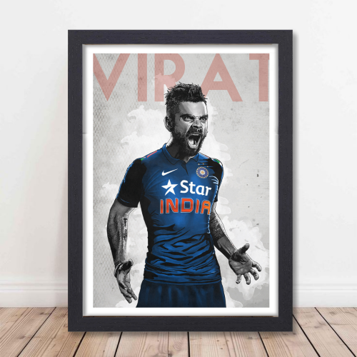 Cricketer Virat Kohli Poster Cricket Players Motivational Poster, Player King Kohli poster For wall decor, room decoration home bedroom living room Paintings Hostel Boys Ideal For Cricket Fans Kohli Poster, Virat Kohli Poster, Virat Kohli Poster, Virat Kohli posters for wall, Kohli Posters for wall, Virat Kohli Frame, Virat Kohli Poster Framed, Virat Kohli Motivational wall frames, Kohli Frame, Virat Kohli Photo frame for wall, virat kohli frame for wall, Virat Kohli Poster framed, Virat Kohli Posters
