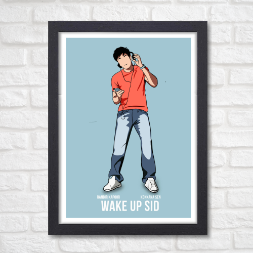 Wake Up Sid Movie Poster Frame Bollywood Movies Framed Posters Ranbir Kapoor Dialogues Quote Artwork Canvas Painting Photo Frames For Wall Decor Restraunt Cafe Bedroom Living Room Decoration Home Office, Wake up sid poster, Wake up sid poster hd, Wake up sid movie poster, Wake up sid wall poster, wake up sid movie poster framed, wake up sid movie wall poster, wake up sid movie wall poster framed, wake up sid movie wall frame, wake up sid movie wall decor, wake up sid movie wall painting, wake up sid movie 