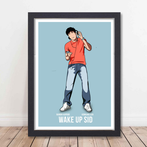 Wake Up Sid Movie Poster Frame Bollywood Movies Framed Posters Ranbir Kapoor Dialogues Quote Artwork Canvas Painting Photo Frames For Wall Decor Restraunt Cafe Bedroom Living Room Decoration Home Office, Wake up sid poster, Wake up sid poster hd, Wake up sid movie poster, Wake up sid wall poster, wake up sid movie poster framed, wake up sid movie wall poster, wake up sid movie wall poster framed, wake up sid movie wall frame, wake up sid movie wall decor, wake up sid movie wall painting, wake up sid movie 