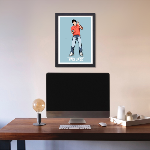 Wake Up Sid Movie Poster Frame Bollywood Movies Framed Posters Ranbir Kapoor Dialogues Quote Artwork Canvas Painting Photo Frames For Wall Decor Restraunt Cafe Bedroom Living Room Decoration Home Office, Wake up sid poster, Wake up sid poster hd, Wake up sid movie poster, Wake up sid wall poster, wake up sid movie poster framed, wake up sid movie wall poster, wake up sid movie wall poster framed, wake up sid movie wall frame, wake up sid movie wall decor, wake up sid movie wall painting, wake up sid movie 