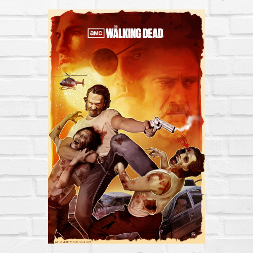 The Walking Dead Movie Poster Frame Horror Drama Telivision Series Framed Posters Hollywood American Movies Artwork Canvas Painting Photo Frames for Wall Decor Home Decoration Living Room Bedroom Office Study Room Cafe, walking dead poster, walking dead poster movie, walking dead poster  book, walking dead poster hmv, walking dead poster collection, walking dead poster amazon, walking dead poster season 2, walking dead poster season 1, walking dead poster season 5, walking dead poster season 3