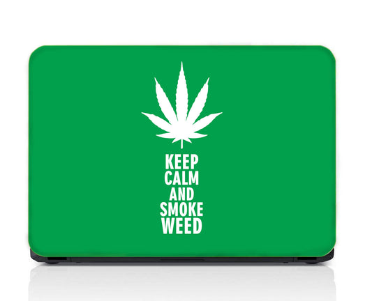 Funny Weed Laptop Skin Vinyl, No Bubble, Multicolor 11.6"- 15.6" inch Laptop