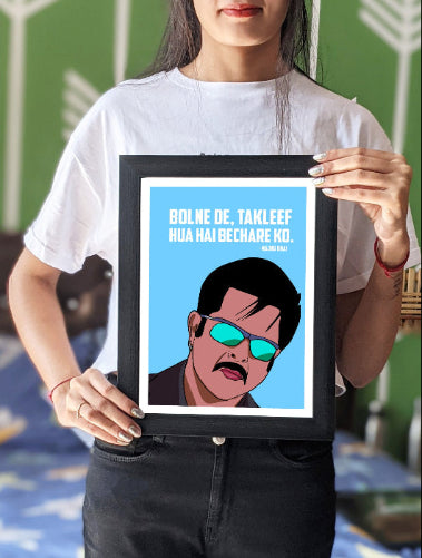 Bollywwood Poster Welcome Movie Frame Indian Actor Anil Kapoor Movies Framed Posters Dialouges Artwork Canvas Painting Photo Frames For wall Decor Restraunt Cafe Bedroom Living Room Decoration Home Office, welcome movie poster, welcome movie poster hd, welcome movie painting, welcome movie horse poster, welcome movie majnu bhai painting, welcome movie majnu bhai  posters, welcome movie majnu bhai  poster hd, welcome movie majnu bhai  poster painting, welcome movie majnu bhai wall poster, welcome movie majnu