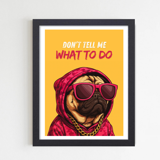 Dog Funny Quote Painting Poster, Wall Art for Home & Office living Room Bedroom decor Gift Wallpaper Paintings Stickers, Funny Quote Painting poster, wall art, Classic art print, Famous painting poster, Wall decor for home.
