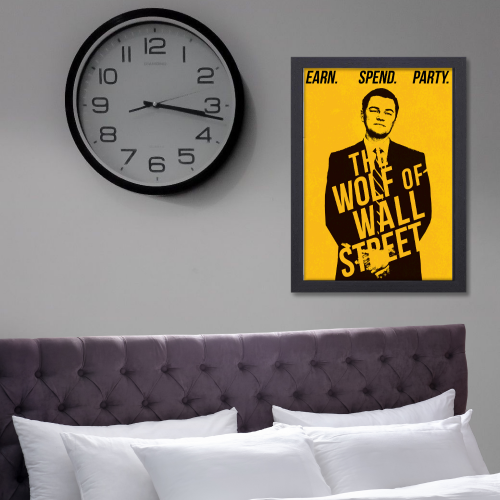 The Wolf of Wall Street Movie Poster Frame Hollywood Movies Framed Posters Film Cinema Artwork Canvas Painting Photo Frames For Wall Decor Living Room Bedroom  Study Room Restraunt Cafe Office & Home Decoration, the wolf of wall street movie poster,the wolf of wall street original movie poster, the wolf of wall street movie poster framed, the wolf of wall street movie poster hd, the wolf of wall street cinema poster, the wolf of wall street signed movie poster, the wolf of wall street official movie poster