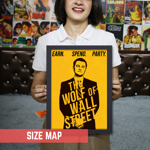 The Wolf of Wall Street Movie Poster Frame Hollywood Movies Framed Posters Film Cinema Artwork Canvas Painting Photo Frames For Wall Decor Living Room Bedroom  Study Room Restraunt Cafe Office & Home Decoration, the wolf of wall street movie poster,the wolf of wall street original movie poster, the wolf of wall street movie poster framed, the wolf of wall street movie poster hd, the wolf of wall street cinema poster, the wolf of wall street signed movie poster, the wolf of wall street official movie poster