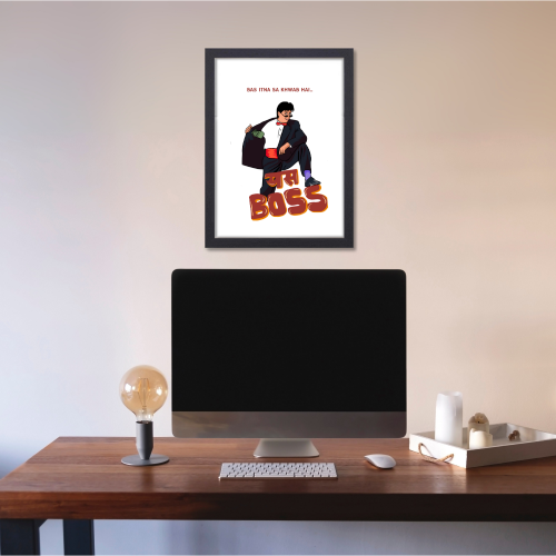 Yes Boss Movie Poster Frame Actor Shahrukh Khan Artwork Framed Posters Bollywood Movies Canvas Painting Photo Frames for Wall Decor Bedroom Living Room Decoration Home Office walls Restraunt Cafe, yes boss movie poster, yes boss poster, yes boss hd poster, yes boss flm poster, yes boss movie photo, yes boss movie pic, yes boss movie poster framed, yes boss poster framed, yes boss wall poster, yes boss wall stickers, yes boss wall decor, yes boss wall paper, yes boss wall frame, yes boss wall frame poster