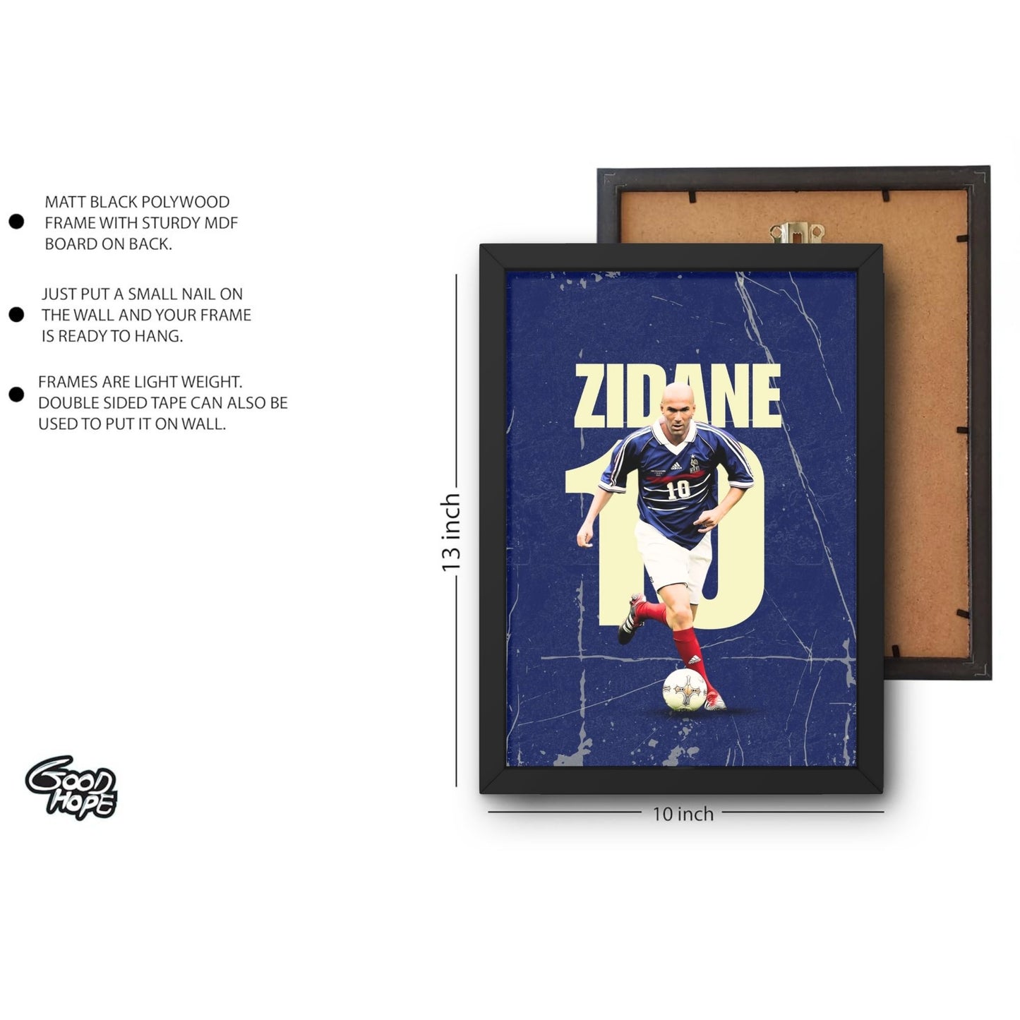 Zidane Football Player Art