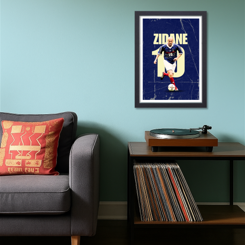 Zinedine Zidane Poster Frame French Association Football Manager Framed Poster Game Sport Players Artwork Canvas Painting with Photo Frames for wall decor for Livingroom restraunt cafe Boys room bedroom turf Home & Office Decoration, zidane juventus poster, zidane poster real madrid, zidane worls cup poster, zidane poster framed, zinedine zidane poster, zinedine zidane photos,  zinedine zidane frame, zinedine zidane frames, zidane framed shirt, zidane framed jersey, zidane framed picture, zidane photo frame