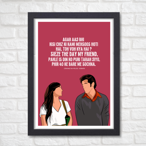 Zindagi Na Milegi Dobara Movie Frame Poster Movie Quote Wall Art Decor Photo Frames Poster Canvas Painting For Bedroom Living Room Decoration Home Office wall Poster Gift, zindagi milegi na daubara poster, zindagi na milegi dobara picture, bollywood movies poster, bollywood movies poster hd, bollywood movies poster images, bollywood movies poster 2025, bollywood movies poster hd wallpaper, bollywood movies poster 2024, bollywood movies poster design, bollywood movies poster 4k, bollywood movie poster