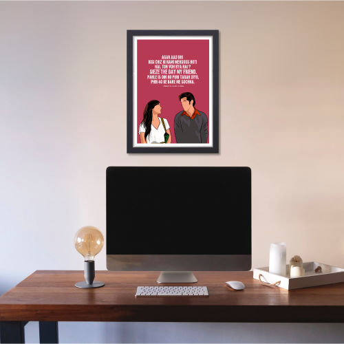 Zindagi Na Milegi Dobara Movie Frame Poster Movie Quote Wall Art Decor Photo Frames Poster Canvas Painting For Bedroom Living Room Decoration Home Office wall Poster Gift, zindagi milegi na daubara poster, zindagi na milegi dobara picture, bollywood movies poster, bollywood movies poster hd, bollywood movies poster images, bollywood movies poster 2025, bollywood movies poster hd wallpaper, bollywood movies poster 2024, bollywood movies poster design, bollywood movies poster 4k, bollywood movie poster