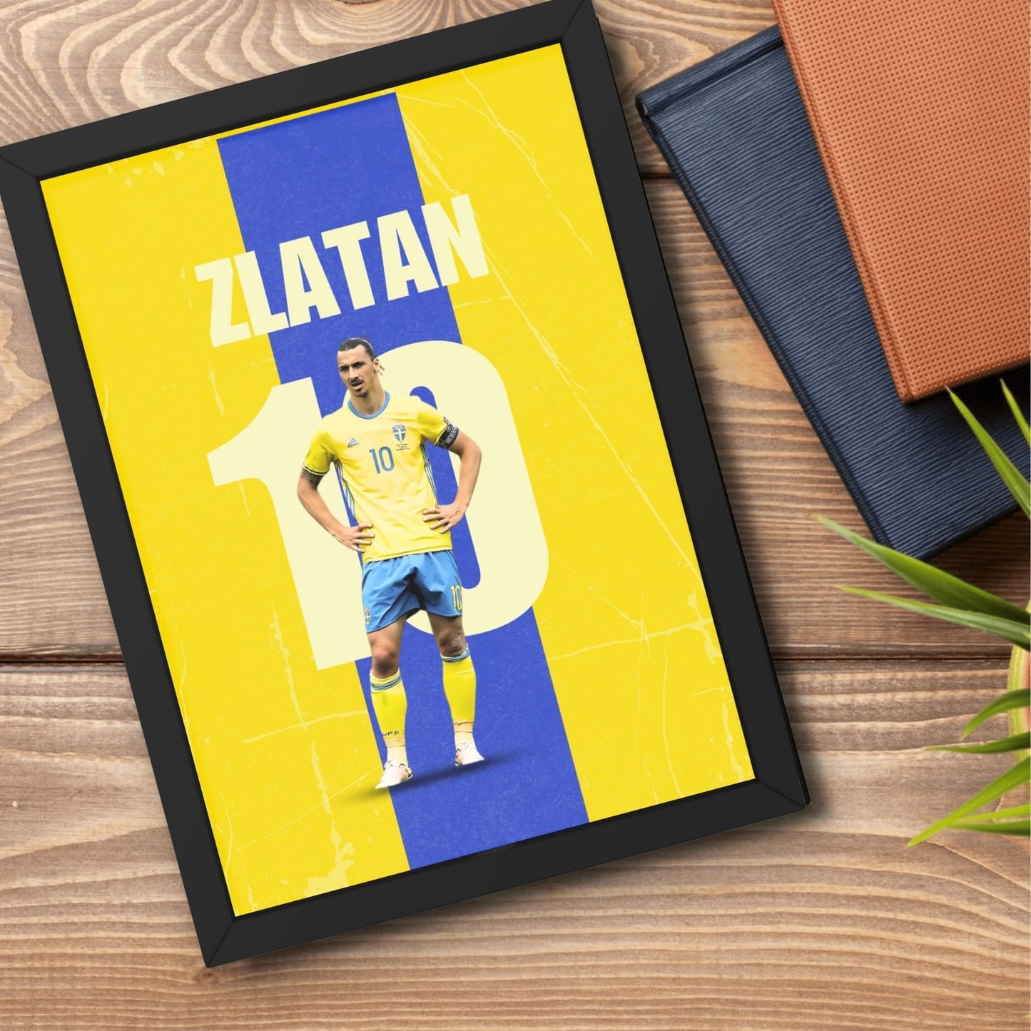 Zlatan Football Player Art