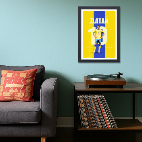 Zlatan Ibrahimovic Poster Frame Swedish former footballer Motivational Quote Framed Posters Game Sport Players Artwork Canvas Painting with Photo Frames for wall decor for Livingroom restraunt cafe Boys room bedroom turf Home & Office Decoration, zlatan ibrahimovic poster, zlatan ibrahimovic quotes, zlatan ibrahimovic picture, zlatan ibrahimovic frames, zlatan poster, zlatan quote poster, zlatan frame, zlatan wall art