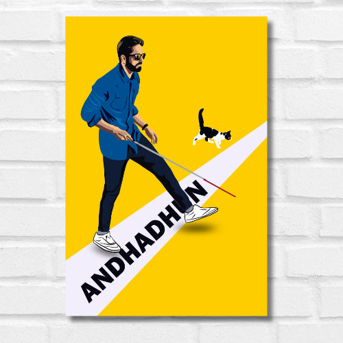 andhadhun movie posters ayushman khurana movie poster, Andhadhun Movie Poster Frame Actor Ayushmann Khurrana Artwork Canvas Paintings Photo Frames Bollywood Movies Framed Posters for Wall Decor Bedroom Living room Dining Hall Kitchen Restraunt Cafe & Office Walls Art Decoration, andhadhun movie poster, andhadhun movie poster hd, andhadhun picture movie, andhadhun poster, andhadhun poster hd, andhadhun movie poster framed, andhadhun minimulist poster, ayushman khurana movie poster, ayushman khurana new movie