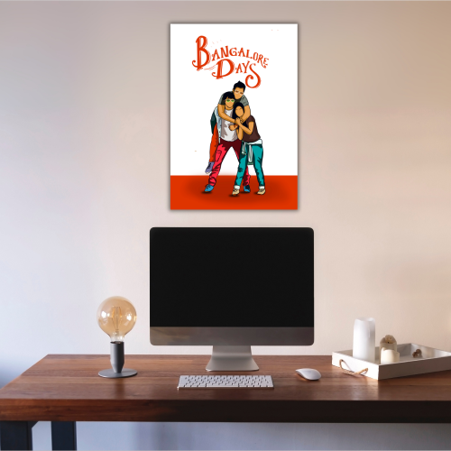 Banglore days Movie Poster Frame Bollywood Movies Artwork Framed Posters Funny Art Canvas Paintings Photo Frames for Wall Decor Bedroom Living Room Dining Hall Restraunt Cafe & Office Wall Decoration, Banglore days poster, Banglore days poster hd, bangalore days movie poster hd, bangalore days poster, bangalore days poster hd, mollywood posters, bollywood movies poster, bollywood movies poster