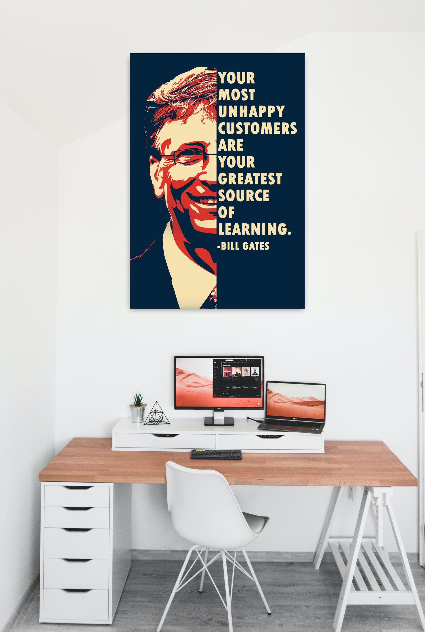 Bill Gates Motivational Art work