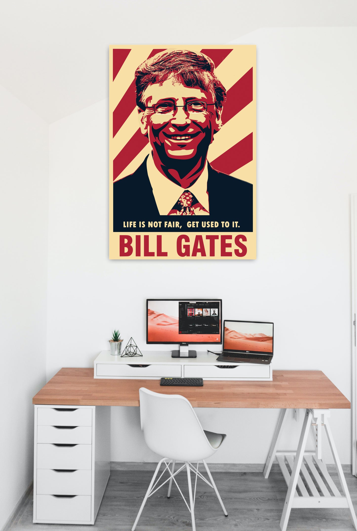 Bill Gates Motivational Art work