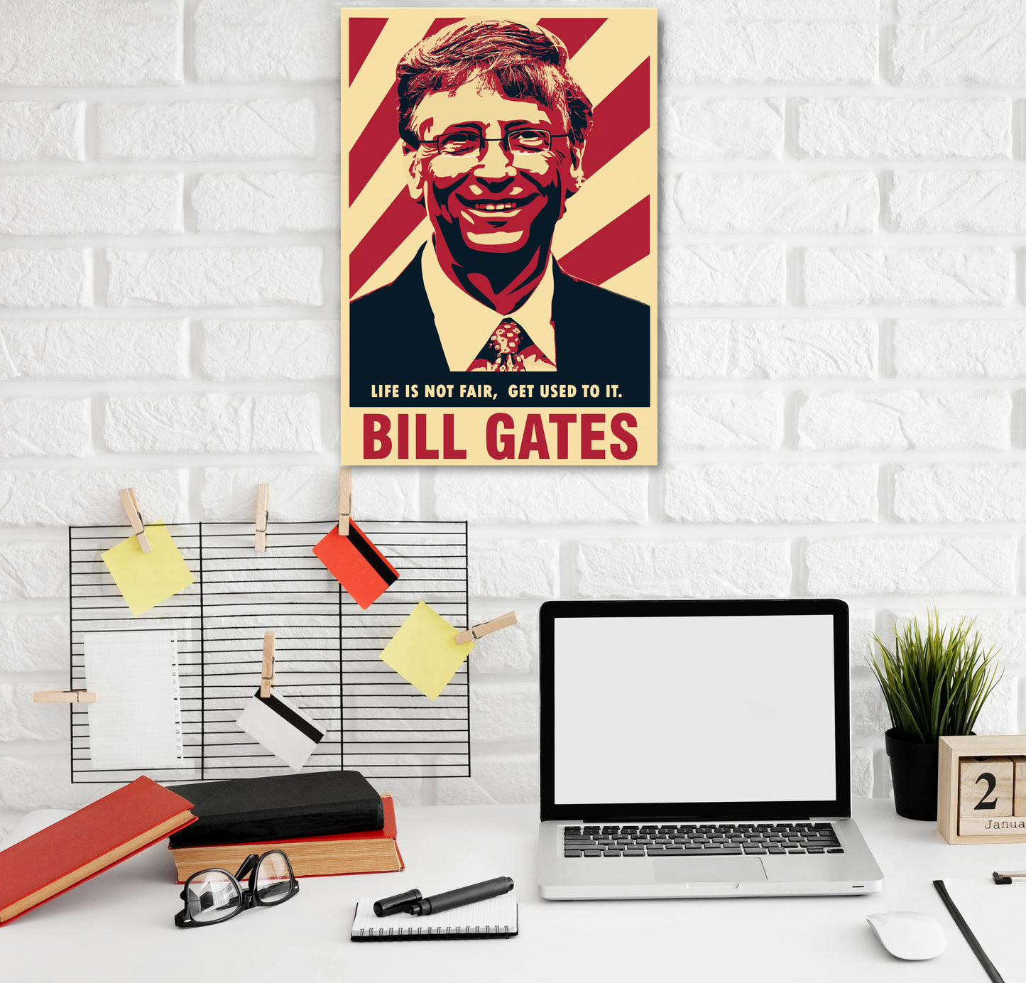Bill Gates Motivational Art work
