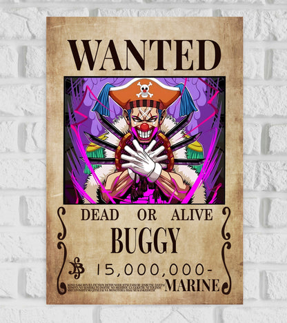One Piece Buggy Art work