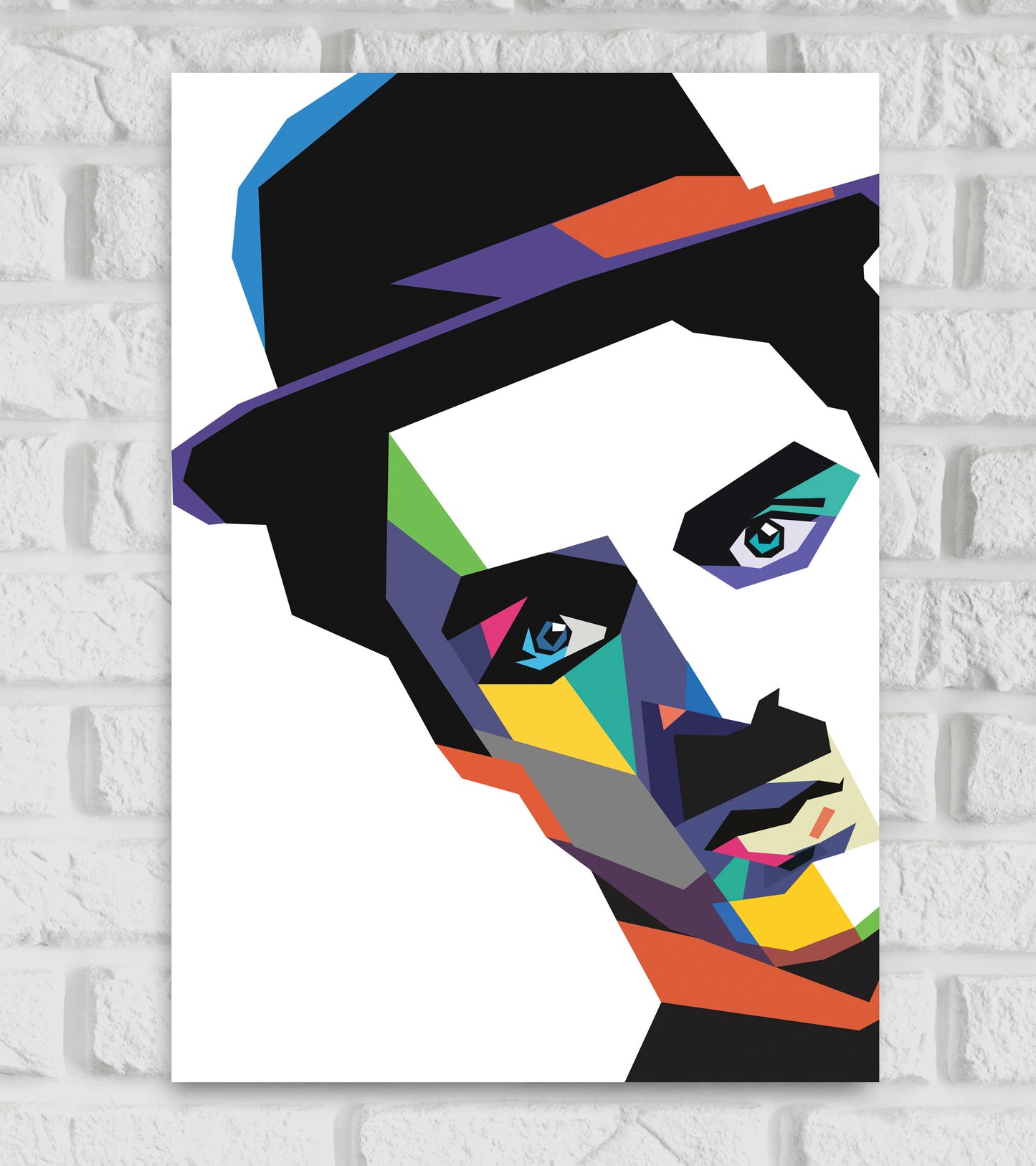 Charlie Chaplin Motivational Art work