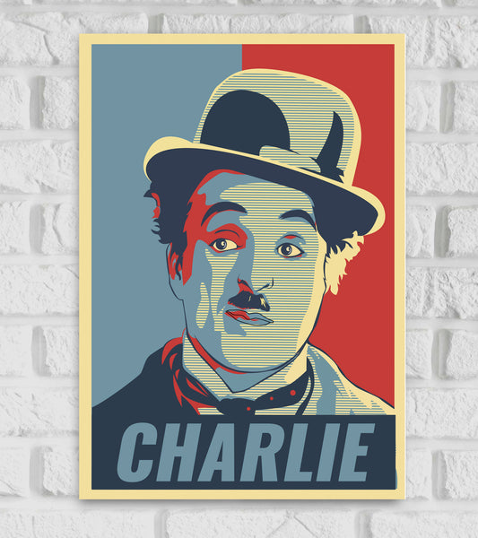 Charlie Chaplin Motivational Art work