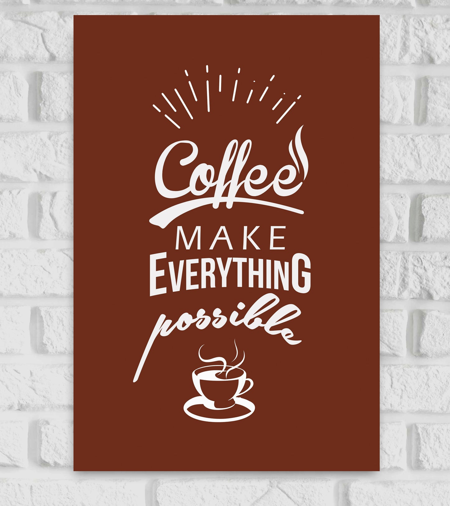 Coffee Quote Art work
