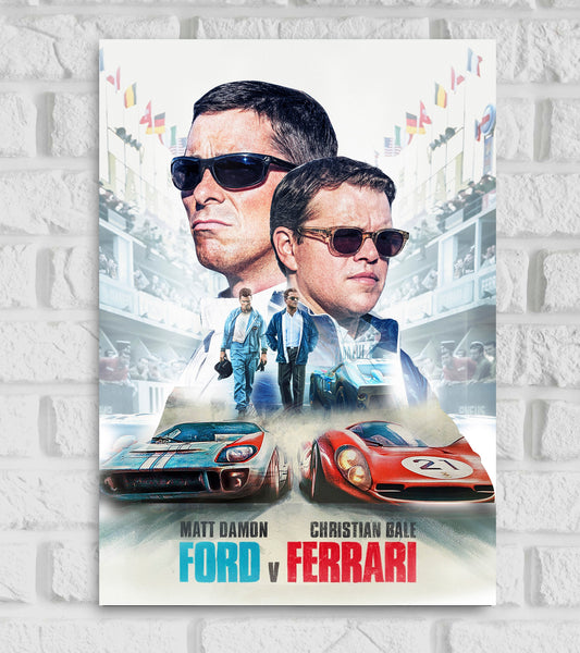 Ford Vs Ferrari Movie Art work