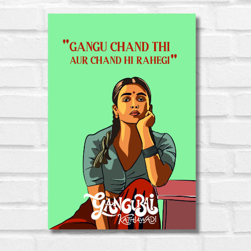 GANGUBAI MOVIE QUOTE POSTER ALIA BHATT MOVIE POSTER, Bollywood Poster Gangubai Frame Movies Artwork Framed Posters Actress Alia Bhatt Dilaouges Quotes Canvas Painting Photo Frames For Wall Decor Restraunt Cafe Living room Bedroom Dining Hall Kitchen Office & Home Decoration, gangubai kathiawadi poster, gangubai kathiawadi poster hd, gangubai kathiawadi movie poster, gangubai kathiawadi real poster, gangubai movie poster, gangubai movie poster framed, gangubai film poster, gangubai poster, gangubai poster hd