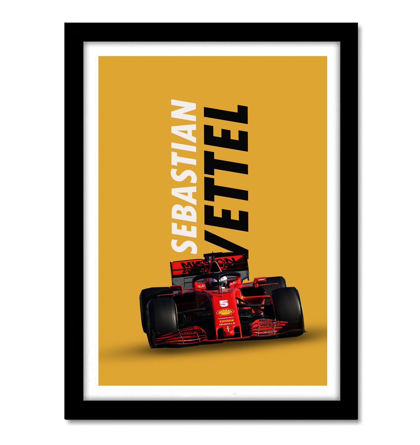 Sebastian Vettel Motorsports Art work