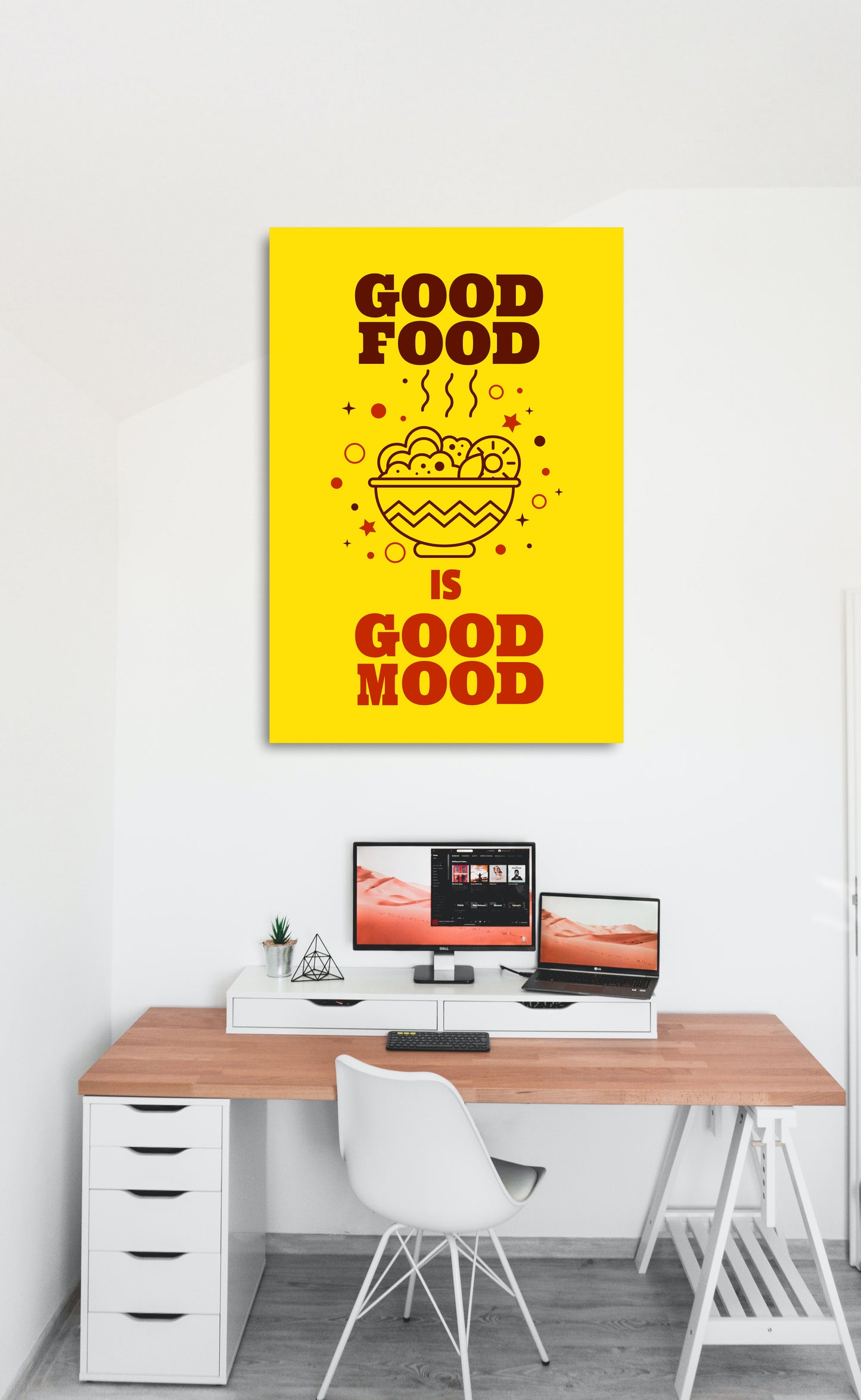 Good Food Good Mood Art work