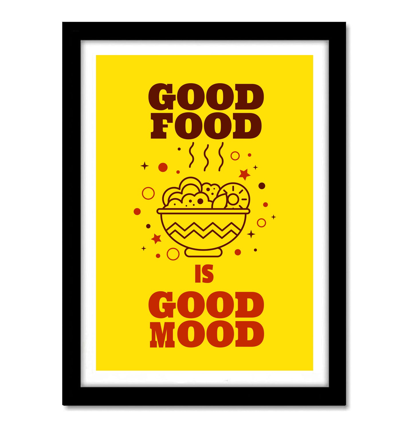 Good Food Good Mood Art work