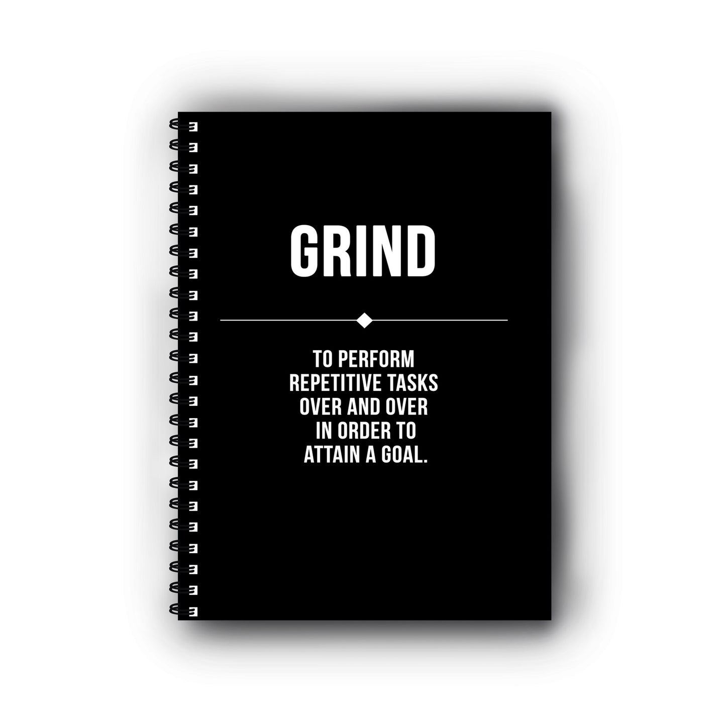 Grind Motivational Printed Notebook
