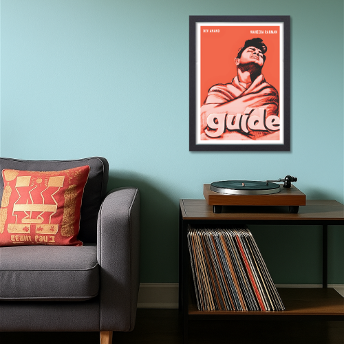 Guide Classic Movie Poster Frame Dev Anand Bollywood Movies Framed Posters Canvas Painting Artwork Photo Frames For Wall Decor Bedroom Living Room Decoration Home Office Restraunt Cafe, Guide movie poster, Guide movie poster hd, guide film poster, guide 1965 movie poster, guide poster, guide classic posters, guide classic poster design, guide movie poster framed, guide movie poster frame size